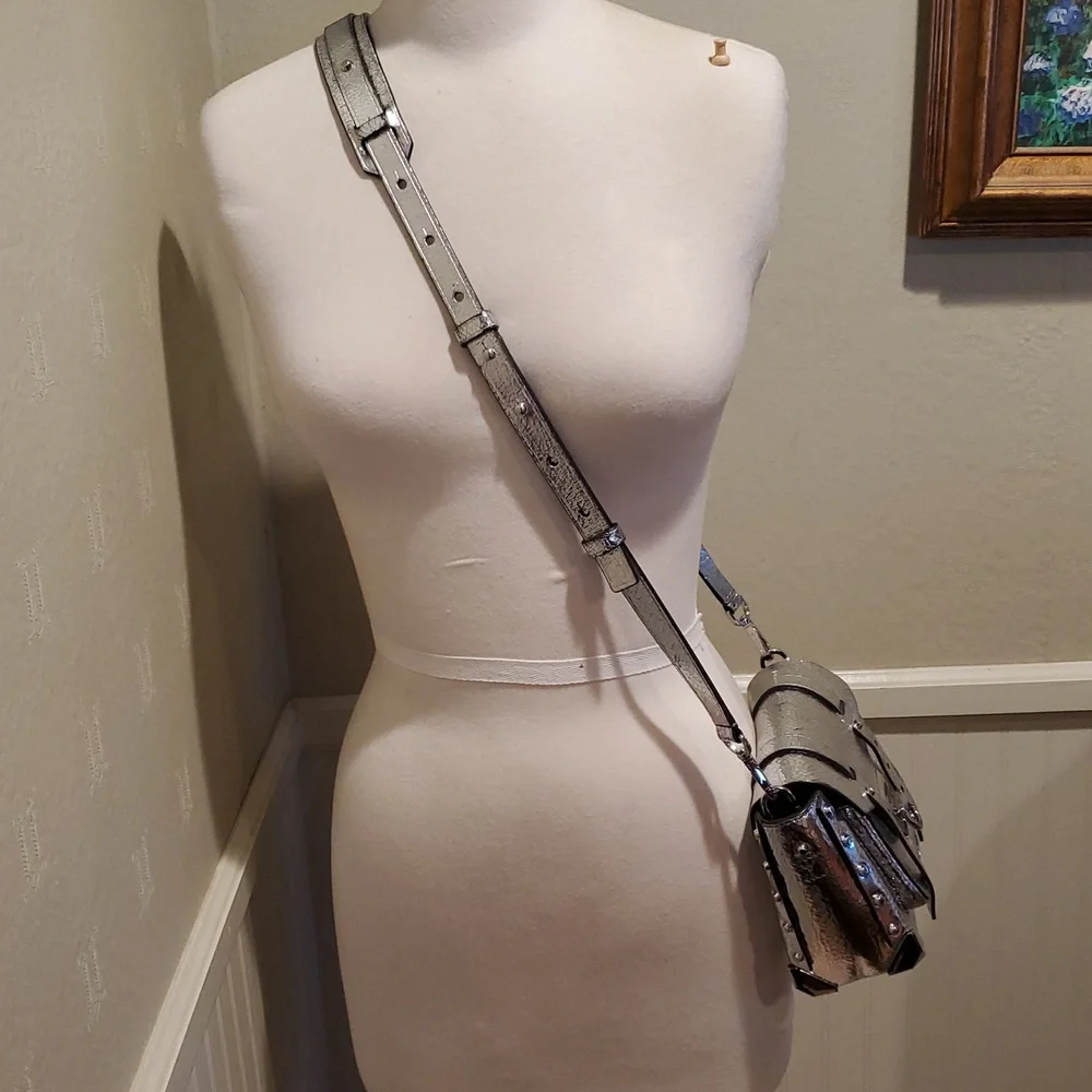 Michael Kors Small Manhattan Bag Crackled Leather